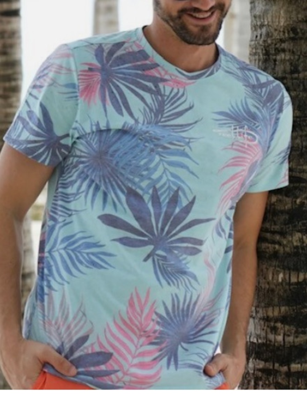 Reel Life Raised on the Water Men’s Tropical Short Sleeve Tee